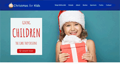 Desktop Screenshot of christmasforkids.org